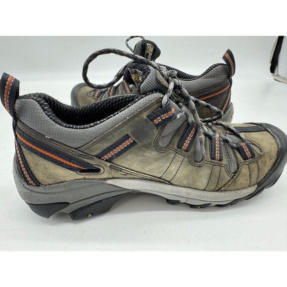 Keen Men's ASTM F2413-11 Steel Toe Utility Work Shoes Size 8 Green Black Lace Up - Picture 7 of 16